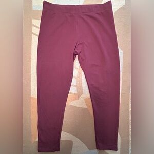 EUC Maroon Aeropostale leggings. XL